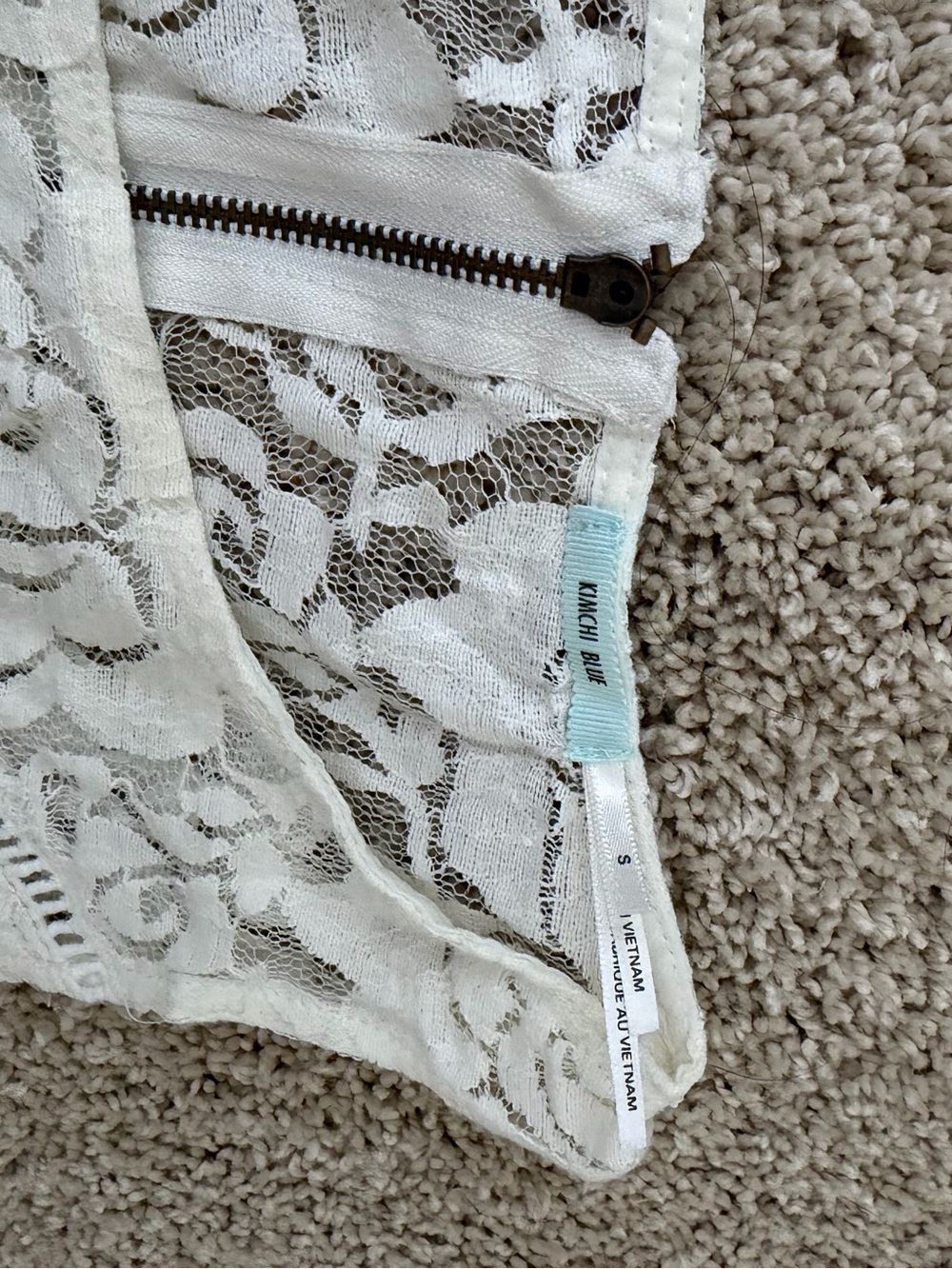 Junior’s Kimchi blue white lace dress. - Picture 2 of 3